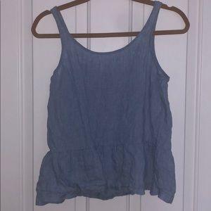 Blue “jean” tank top